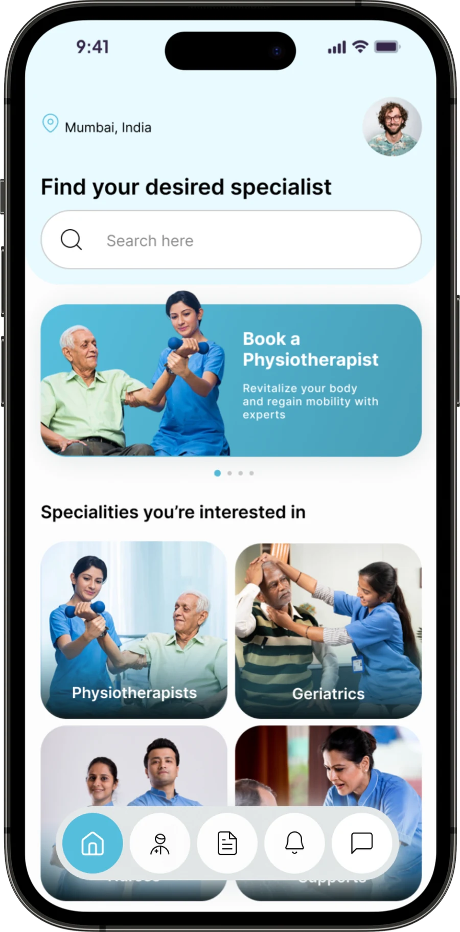 Elderly Wellness app preview